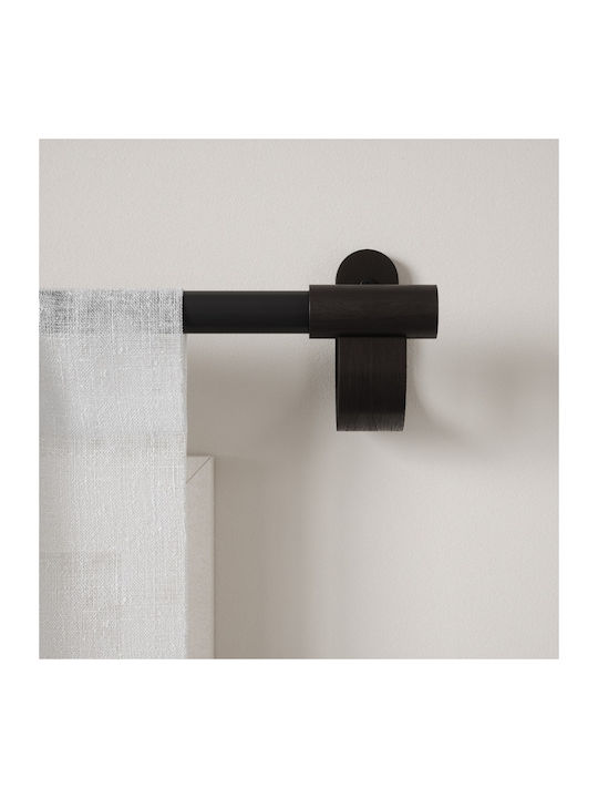 Umbra Extendable Metallic Curtain Pole Bellwood Single Ø25mm 107-305cm Matte Black