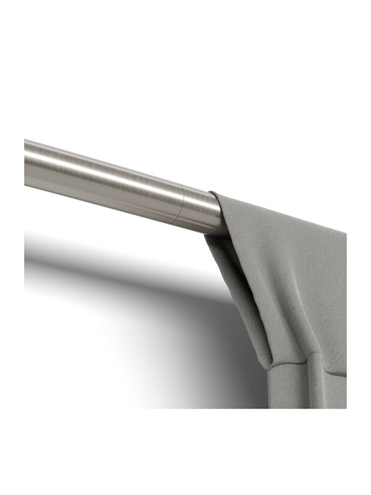 Umbra Extendable Metallic Curtain Pole Zen Single Φ2.5mm 81-162cm Nickel Matte