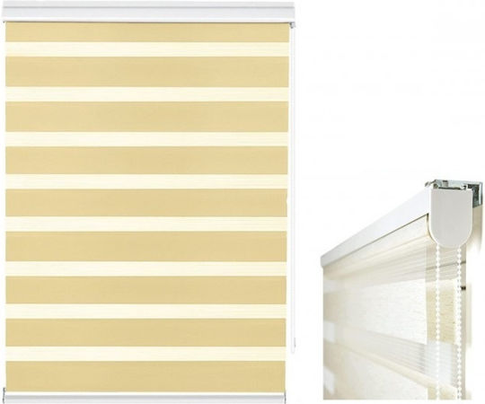 Tpster Roller Blinds Partial Blackout Beige W100xH180cm 36953