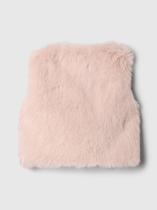 Παιδικό Γιλέκo Γούνινο dull rose pink