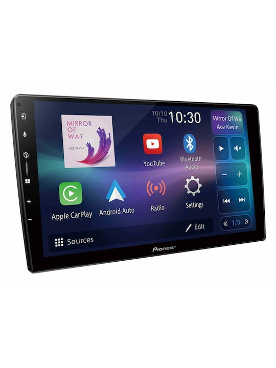 Pioneer Car-Audiosystem für Volkswagen Polo / Tiguan / Golf / T-Roc / T-Kreuz (Bluetooth/USB/WiFi/GPS/Apple-Carplay/Android-Auto) mit Touchscreen 9"