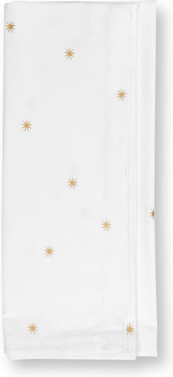 PiP Studio Покривка за маса Памучна White, Gold 160x250бр