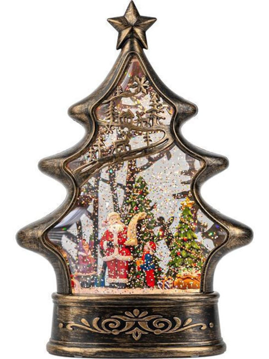 cu lumină LED Decorațiune de Crăciun Braduleț 30cm. Electrică De masă