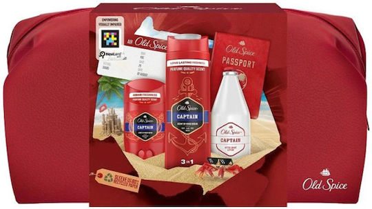 Old Spice Captain Skin Care Set for Body Cleaning 4pcs