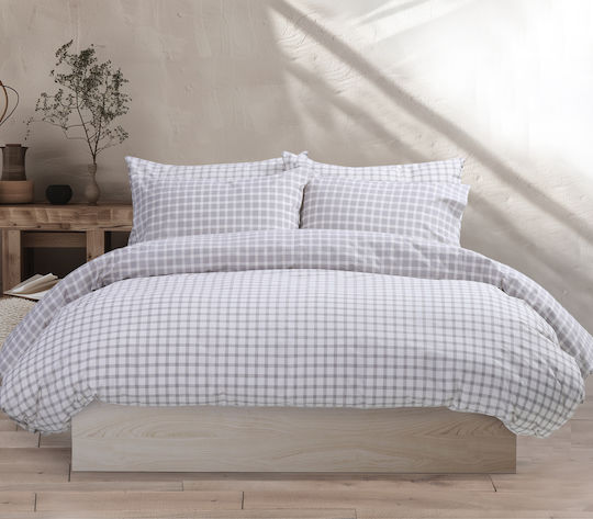 Nef-Nef Homeware Сет Чаршафи 240x260см. Extend Сив 4бр
