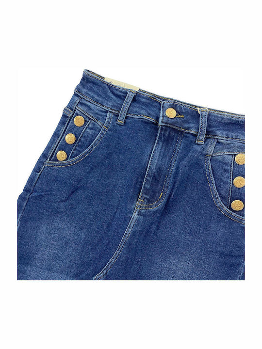 Denim Maxi Rock Blue