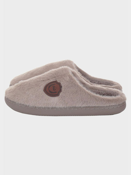 Men's Solid Color Fluffy Slipper Sand