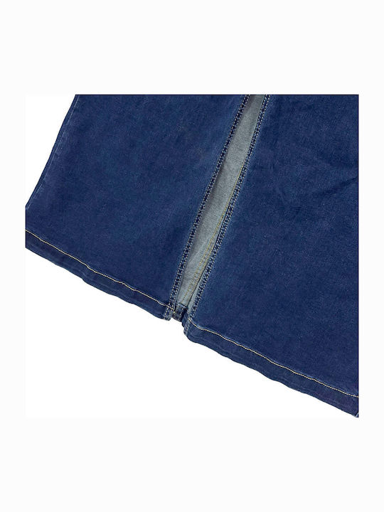 Denim Maxi Fustă Blue