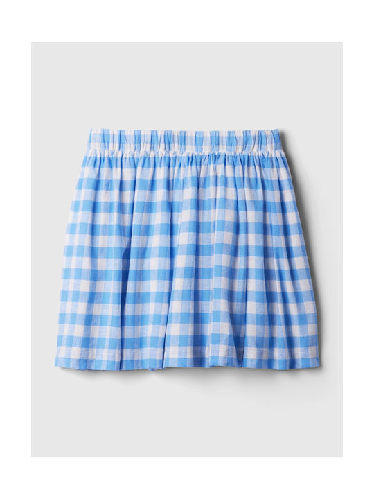 GAP Kids Skirt Checked Blue