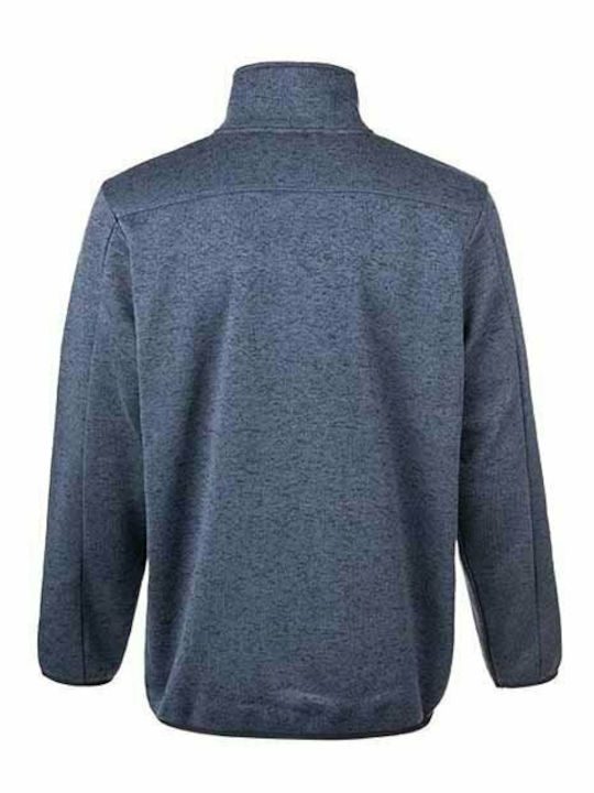 Ανδρική Ζακέτα Fleece Dark grey melange.