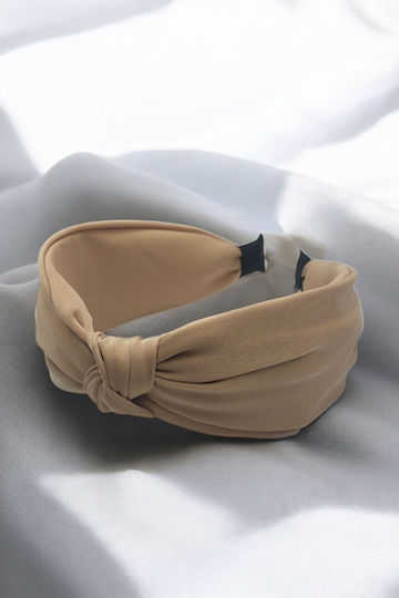 Headband Hair Comb Beige