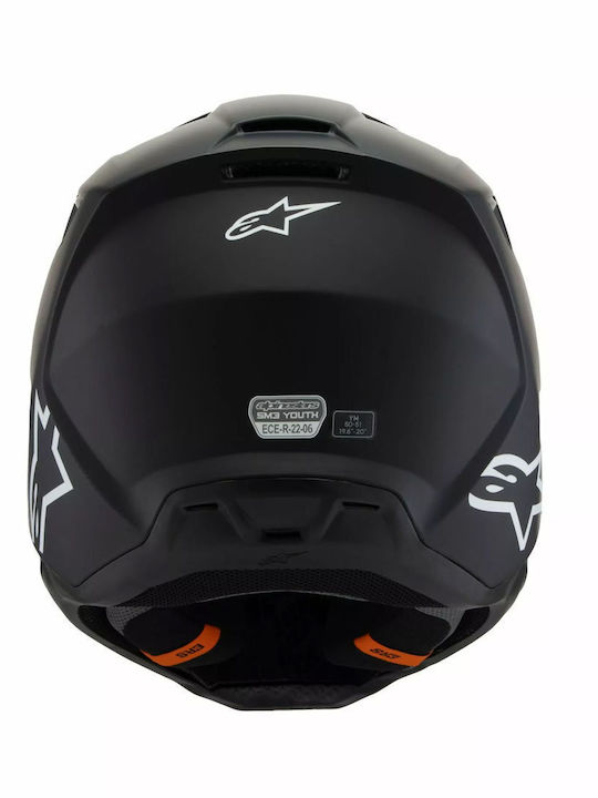 Alpinestars Детска каска за велосипед / скутер Велосипед Град Черен