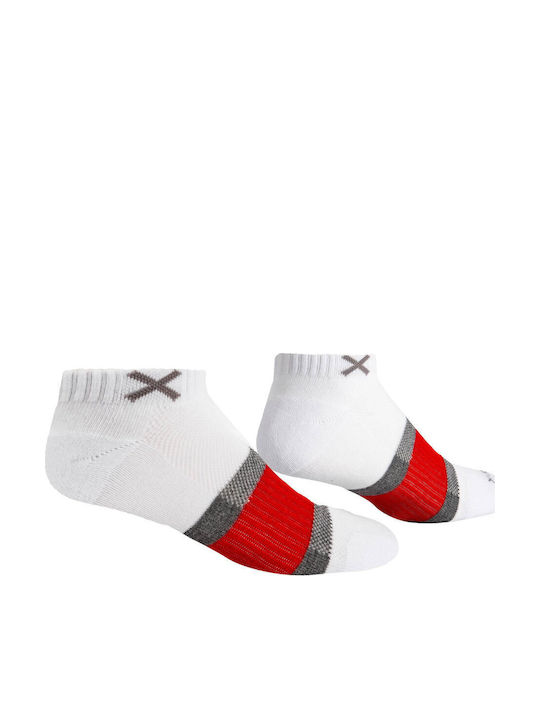 Odd Sox BASIX Bărbați Șosete White/gray/red 1Pachet