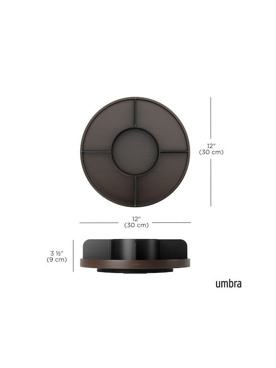 Umbra Gewürzgläser Kunststoff Schwarz