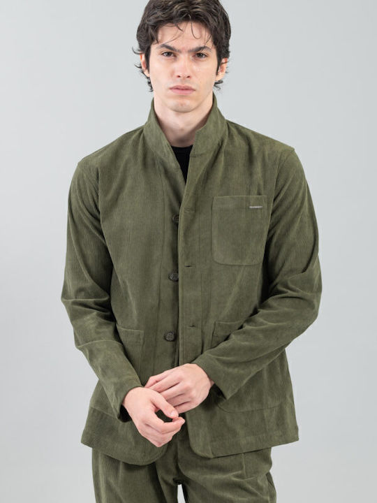 Μακρυμάνικo Overshirt Olive 300-2425-Azzate