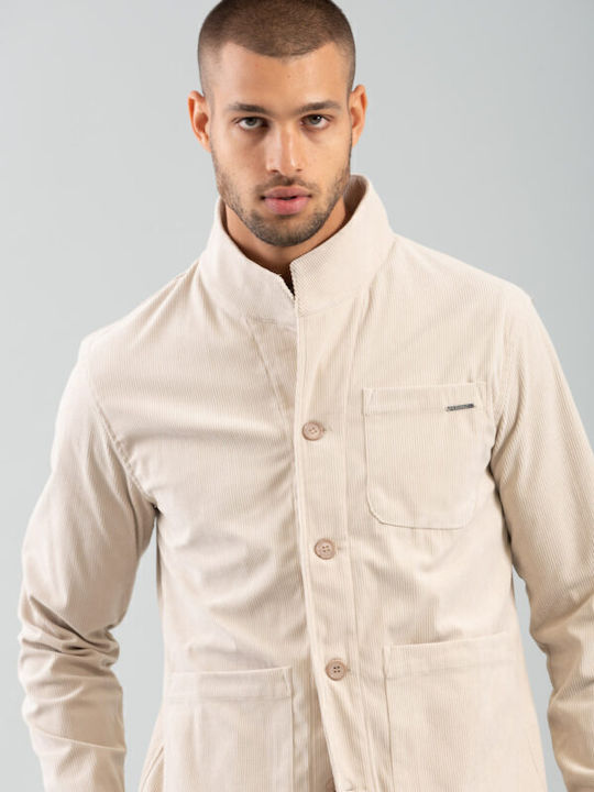 Overshirt Long-sleeved Shirt Azzate Stone