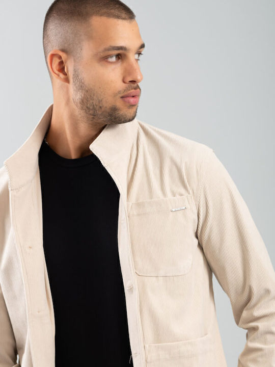 Overshirt Long-sleeved Shirt Azzate Stone