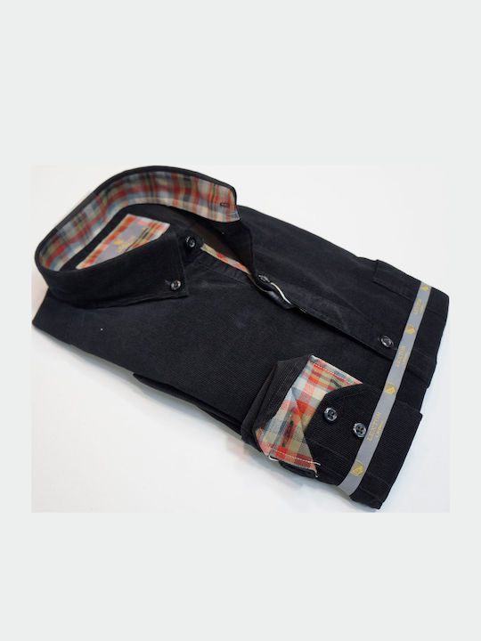 Langärmlig Hemd Black/Red