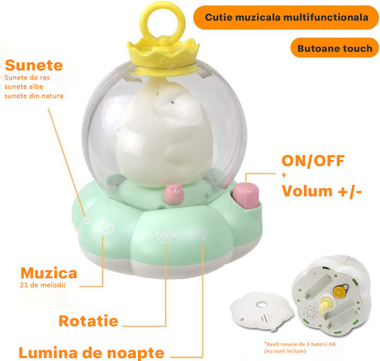 Mobile für Kinderbett mit Musik für 0++ Monate