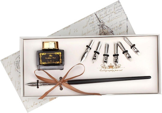Calligraphy Pen Set 7 Nibs & 15ml Ink Nassau
