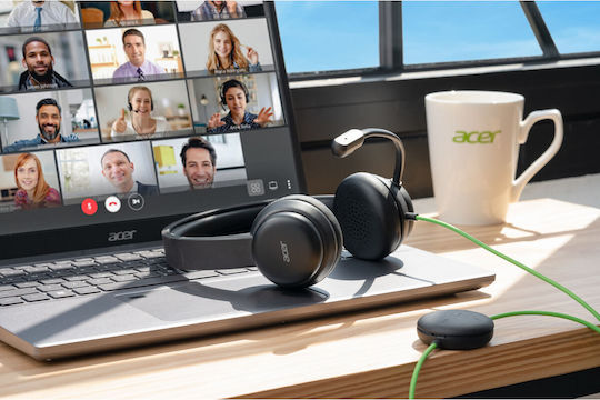 Acer AHW250 On Ear Căști Multimedia cu microfon și conexiune USB-A
