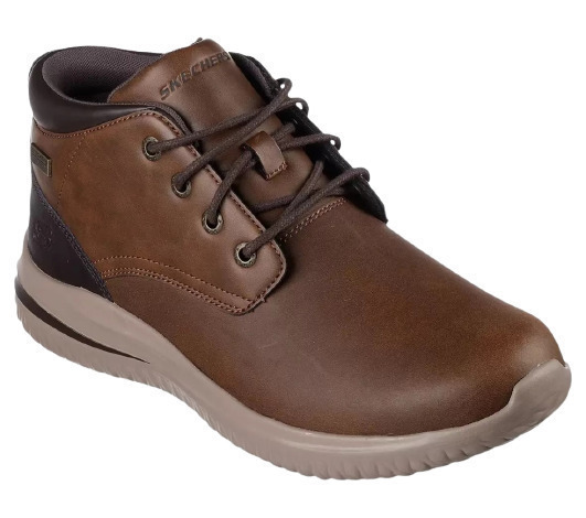 Skechers Delson 3 Piele Maro Ghete barbati Impermeabile Anatomic