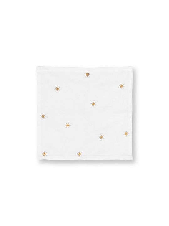 PiP Studio Towel from 100% Cotton in White Color 40x40cm