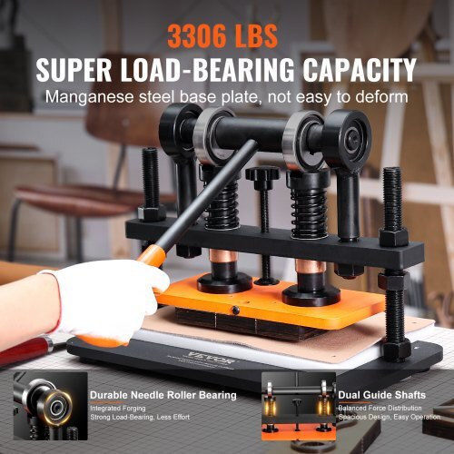 Vevor Leather Cutting Machine Manual Embossing Press Plate 10.2 X 4.7 In Sdslpgyhj26xwnzx0v0