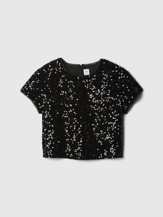Rochie pentru Copii Mâneca scurta cu Paiete Multicolor