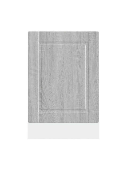 Vidaxl Panou Mașină de Spălat Vase Porto Gri Sonoma 45x1.5x67 Cm