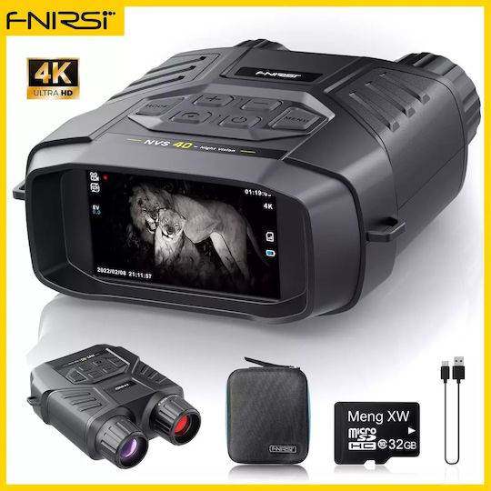 4k Night Vision Binoculars 6x Optical Zoom 300m Range Nvs-40