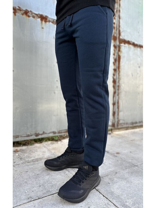 Sweatpants with Elastic BLUE NAVY