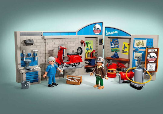 Playmobil Vespa Workshop for Vespa for 5-99 years old