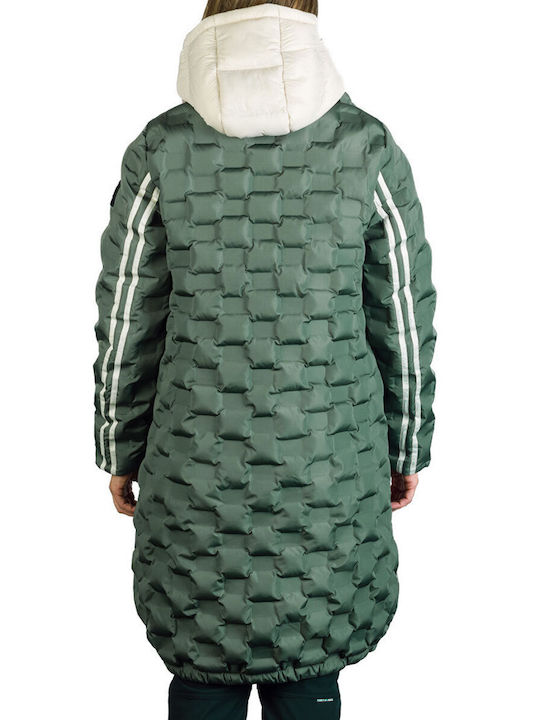 Women's Hiking Waterproof Green Jacket