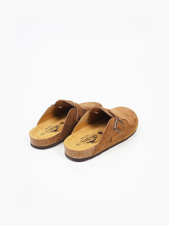 Plakton Anatomic Clogs Brown