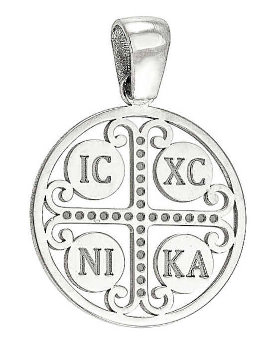 Dio Jewellery Lab Μενταγιόν Κωνσταντινάτο 45cm. Ασήμι