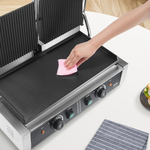 Vevor Commercial Double Sandwich Maker 3600W