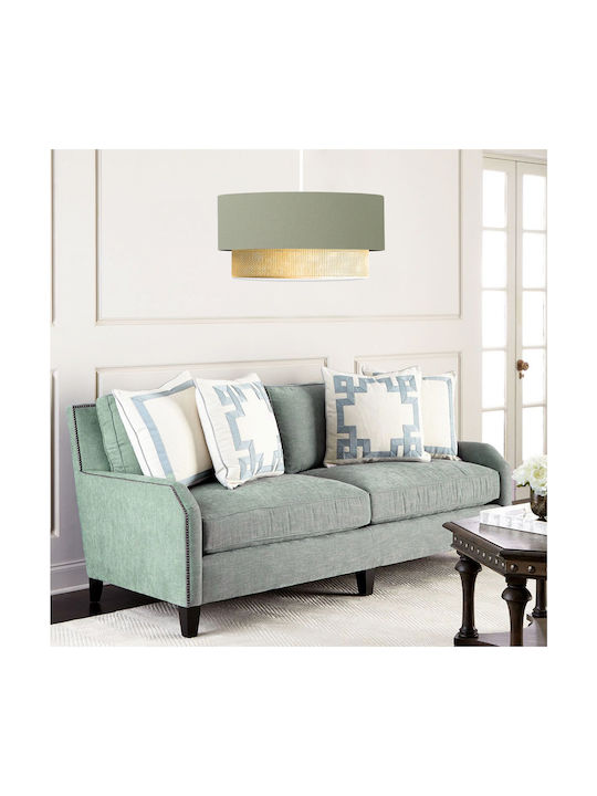 GloboStar Biggie Pendant Light Turquoise with Socket E27 30x30x70cm