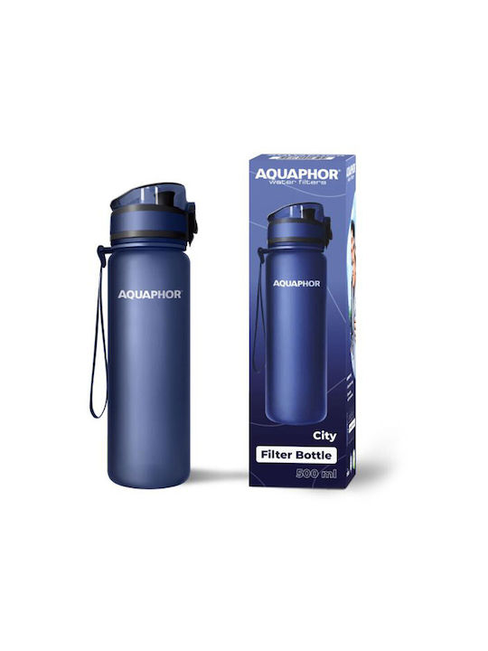 Aquaphor City Бутилка с филтър 500мл Син