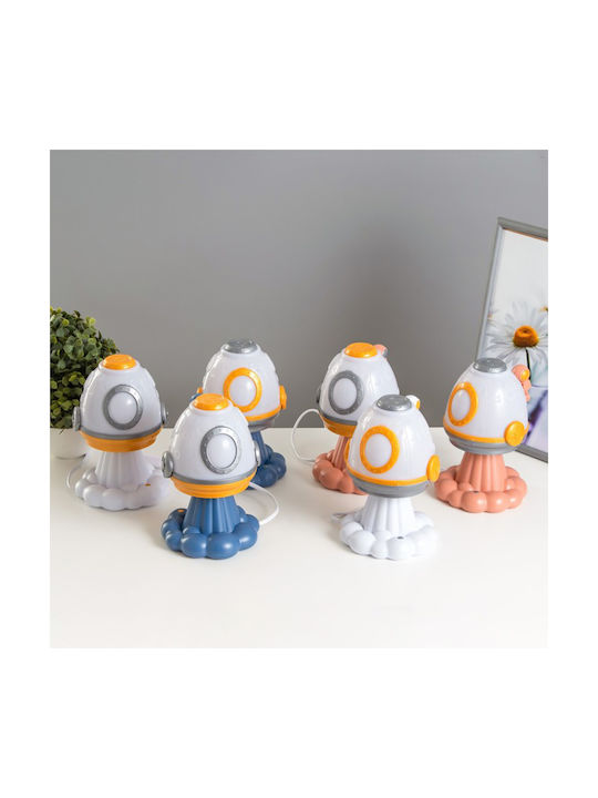 Keskor Lampă portabilă pentru copii Spaceship Portocaliu 19x13x13.5εκ.