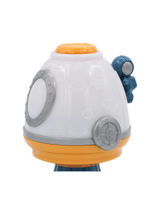 Keskor Kids Portable Lamp Space Ship Blue 19x13x13.5εκ.