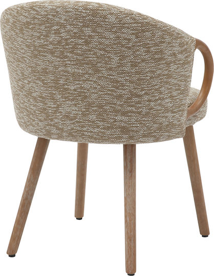 Rig Stühle Speisesaal Beige 1Stück 59x58.5x72.5cm