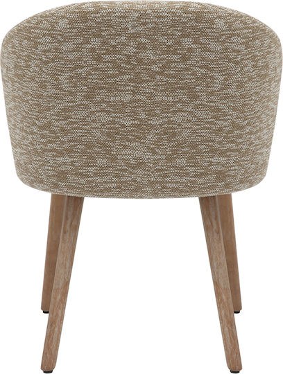 Rig Stühle Speisesaal Beige 1Stück 59x58.5x72.5cm