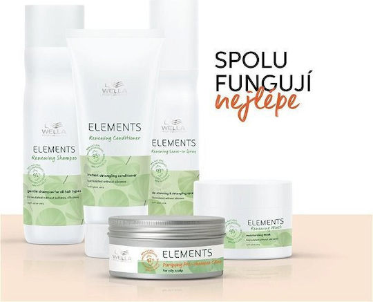 Wella Elements Μάσκα Μαλλιών για Λιπαρότητα με Άργιλο 70ml