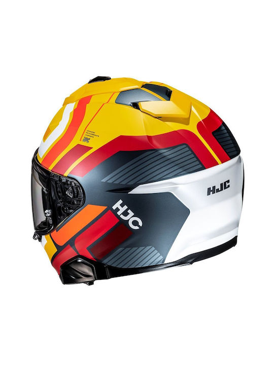 HJC i71 VIZ MC3SF Motorcycle Helmet Full Face ECE 22.06 1700gr with Pinlock and Sunvisor