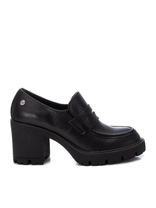 Women's Synthetic Leather Oxford Shoes Black
