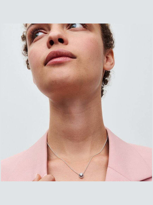 Pandora Double Silver Necklace Pandora Double Silver Necklace
