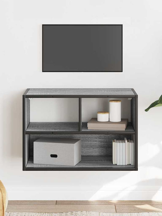 TV Stand from Metal & Wood Grey Sonoma L60xW31xH39.5cm