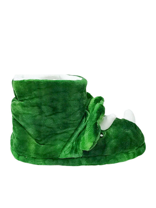 Kinderhausschuhe Stiefel Grün