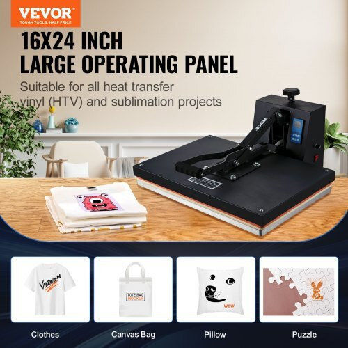 Vevor 16 X 24 Heat Transfer Machine DIY T-shirt Gdsyd1624110ve26iv2